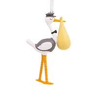 Hello Sweet Babe Stork Pregnancy Hallmark Ornament for only USD 14.99 | Hallmark