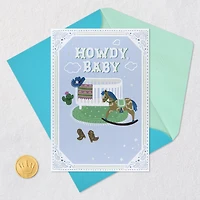 Howdy and Yee-Haw New Baby Boy Card for only USD 4.99 | Hallmark