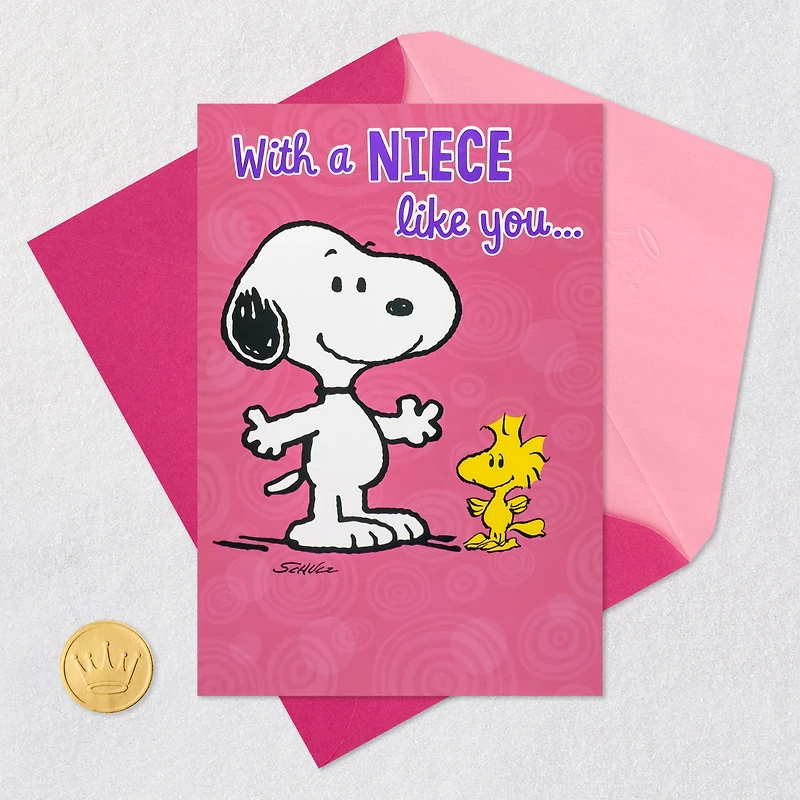 Peanuts® Snoopy Can't Hide the Pride Pop-Up Birthday Card for Niece for only USD 5.59 | Hallmark