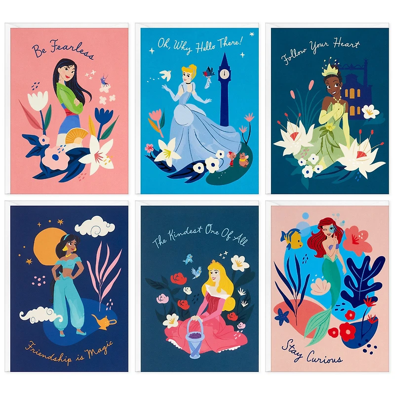Disney Princess Hellos Assorted Blank Note Cards, Pack of 24 for only USD 15.99 | Hallmark