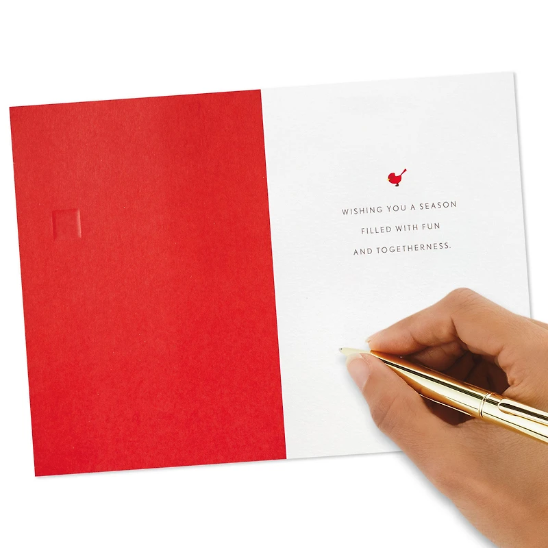 Wood Door With Sled and Ice Skates Boxed Christmas Cards, Pack of 8 for only USD 24.99 | Hallmark