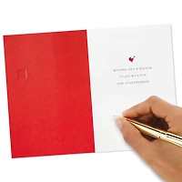 Wood Door With Sled and Ice Skates Boxed Christmas Cards, Pack of 8 for only USD 24.99 | Hallmark