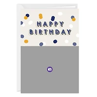 Personalized Happy Birthday Confetti Photo Card for only USD 4.99 | Hallmark