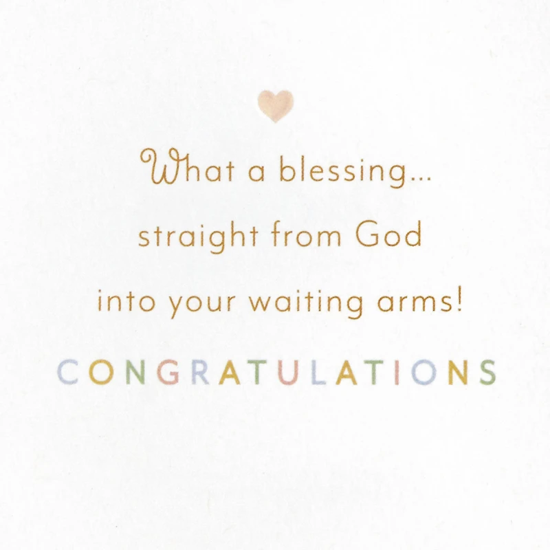 What a Blessing Religious New Baby Card for only USD 5.59 | Hallmark