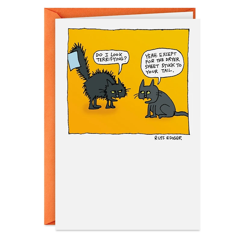 Terrifying Cat Funny Halloween Card for only USD 3.49 | Hallmark