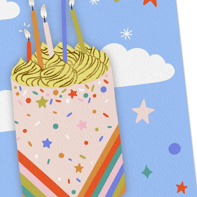 Classic Cake and Candle Vibes Birthday Card for only USD 3.99 | Hallmark