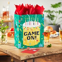 13" Game On! Pixelated Cake Large Birthday Gift Bag for only USD 4.99 | Hallmark