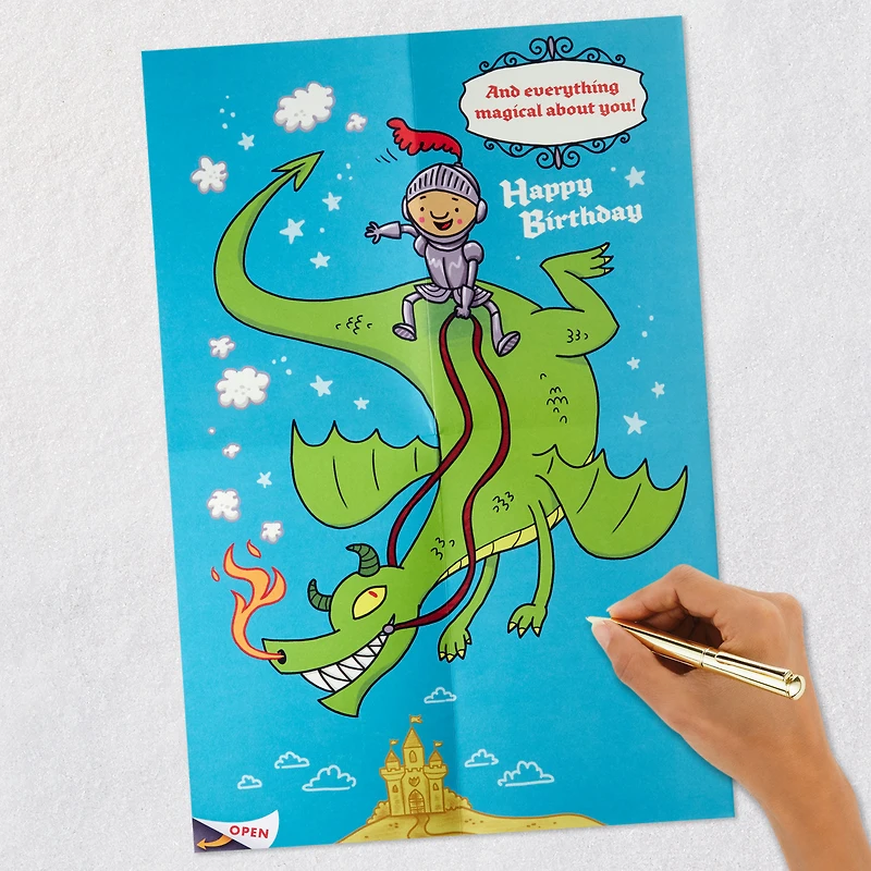 Once Upon a Time Birthday Card for Boy With Activity Sheet for only USD 4.99 | Hallmark