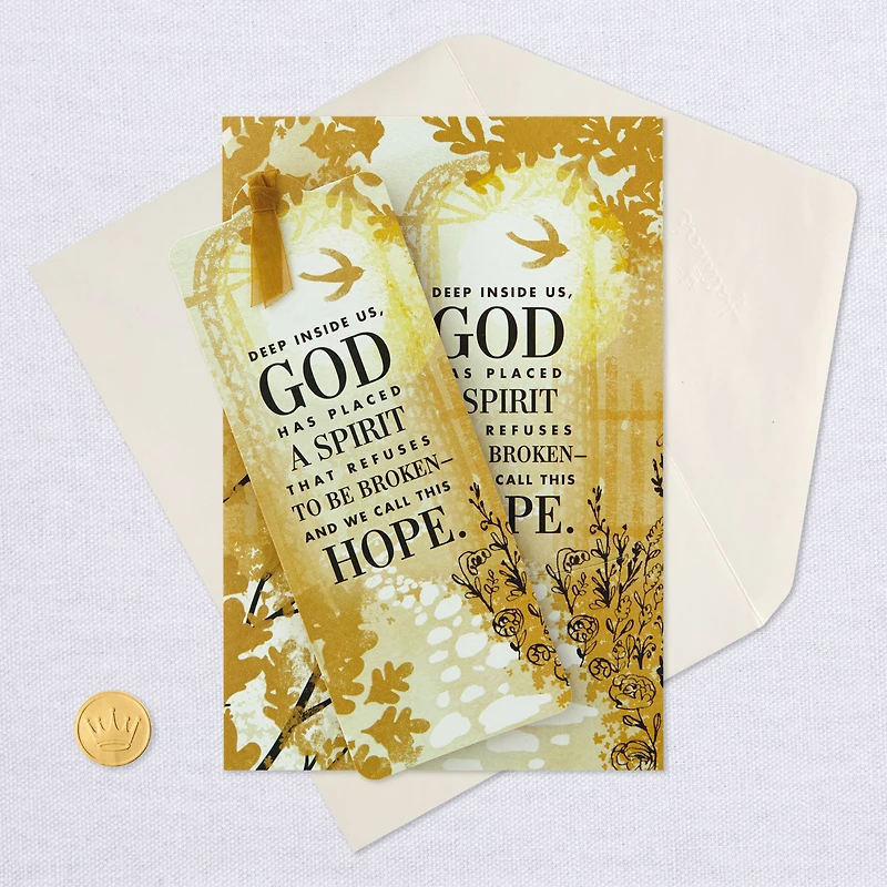 God's Got You Religious Encouragement Card With Bookmark for only USD 4.99 | Hallmark