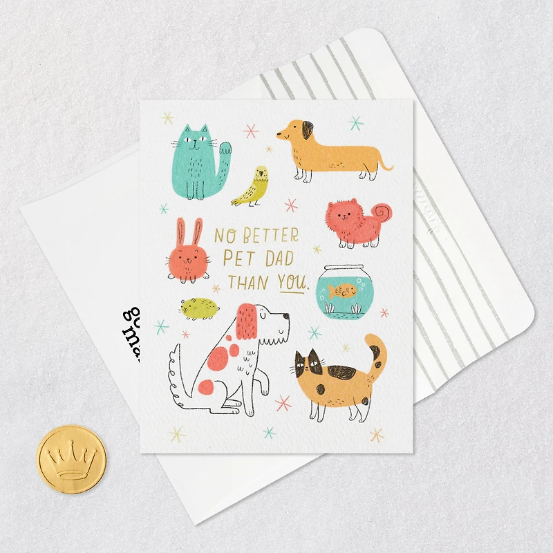 No Better Pet Dad than You Father's Day Card for only USD 3.99 | Hallmark