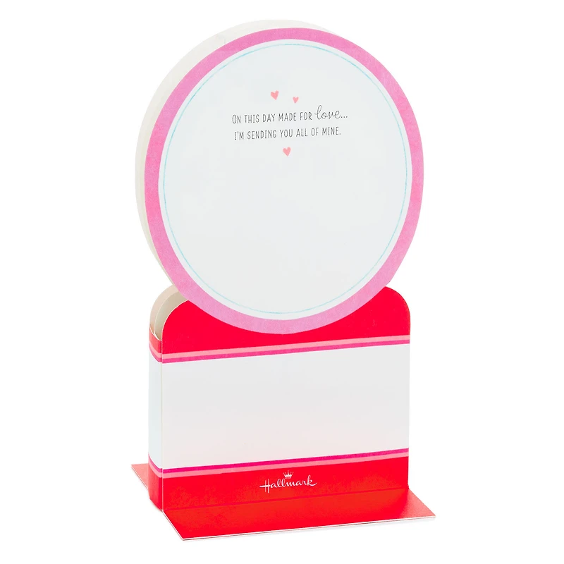 All My Love Snow Globe Musical 3D Pop-Up Valentine's Day Card With Motion for only USD 12.99 | Hallmark
