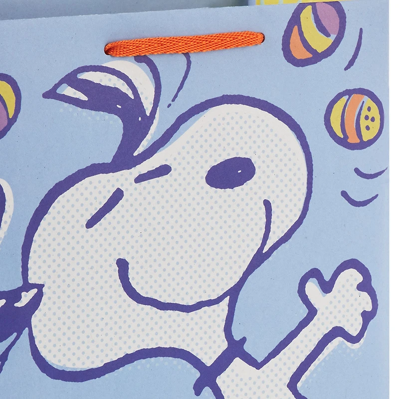 9.6" Peanuts® Snoopy With a Basket of Easter Eggs Medium Gift Bag for only USD 3.49 | Hallmark