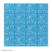 Yay Doodles on Blue Tissue Paper, 6 Sheets for only USD 1.99 | Hallmark
