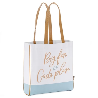 Big Fan of God's Plan Canvas Tote Bag for only USD 44.99 | Hallmark