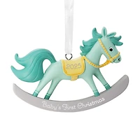 Baby Boy's First Christmas Rocking Horse 2025 Hallmark Ornament for only USD 14.99 | Hallmark