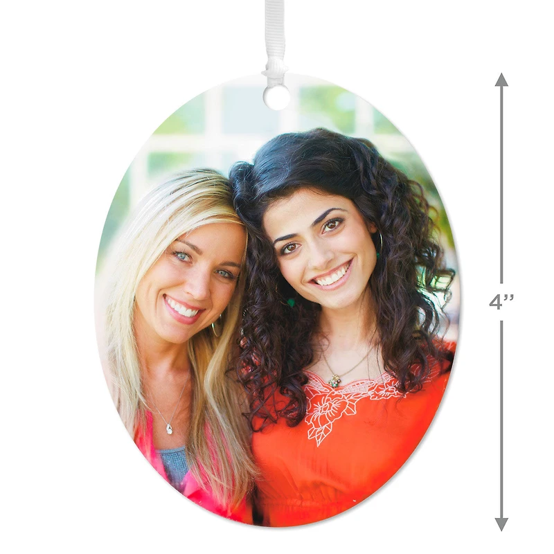 Vertical Oval Metal Personalized Ornament, Custom Photo for only USD 17.99 | Hallmark