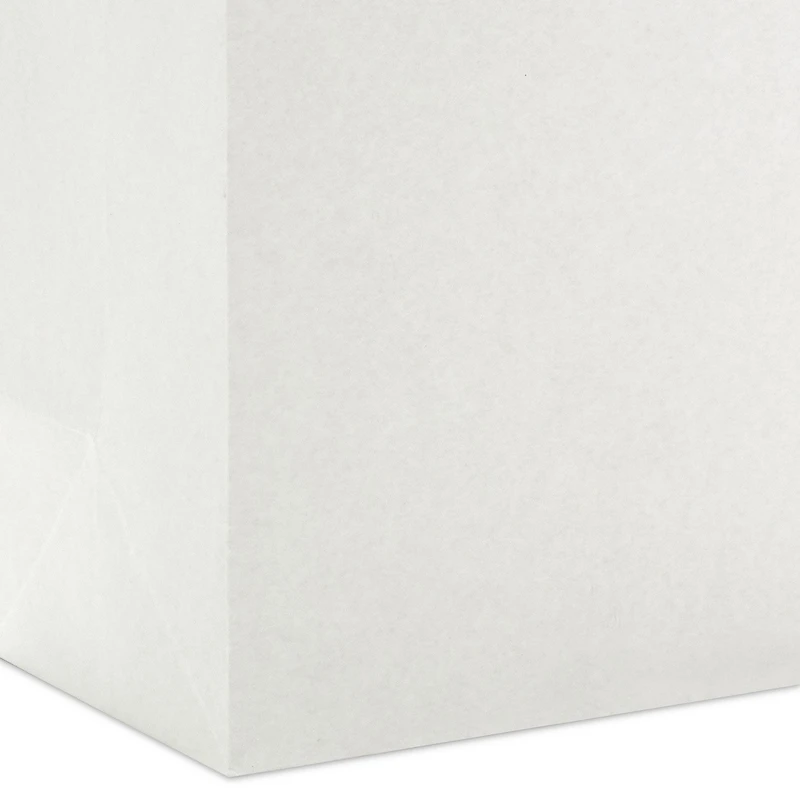 9.6" Solid White Medium Gift Bag for only USD 3.49 | Hallmark