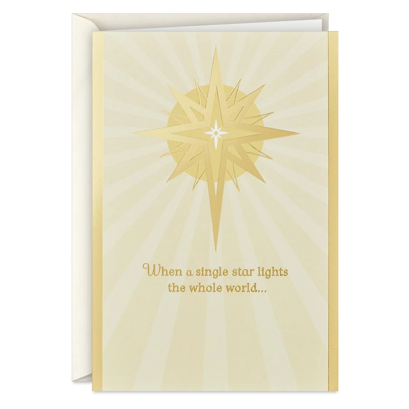 Gold Foil Star Boxed Christmas Cards, Pack of 40 for only USD 15.49 | Hallmark