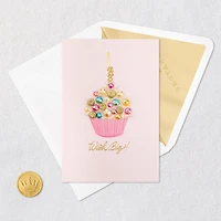 Wish Big Cupcake Birthday Card for only USD 8.59 | Hallmark