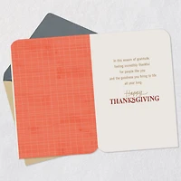 Incredibly Thankful for the Goodness You Bring Thanksgiving Card for only USD 2.99 | Hallmark