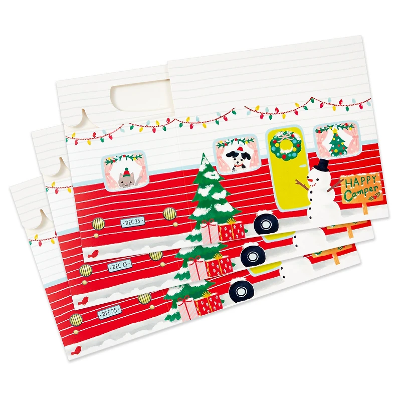 Happy Camper 3-Pack Holiday Gable Gift Box Bundle for only USD 6.99 | Hallmark