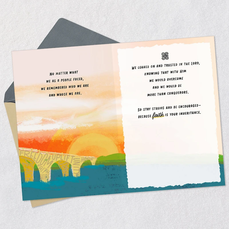 Faith Carries Us Through Religious Thinking of You Card for only USD 3.99 | Hallmark