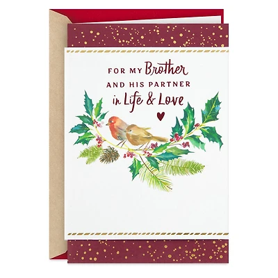 So Grateful for You Both Christmas Card for Brother and Partner for only USD 5.99 | Hallmark