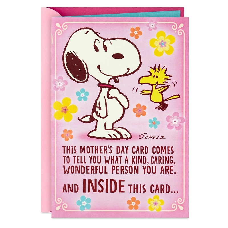 Peanuts® Tiny, Heartfelt Hug Mother's Day Card with Mini Cards for only USD 6.99 | Hallmark