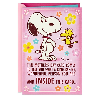 Peanuts® Tiny, Heartfelt Hug Mother's Day Card with Mini Cards for only USD 6.99 | Hallmark