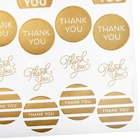 Gold Foil Thank-You Sticker Seals, 10 sheets for only USD 9.99 | Hallmark