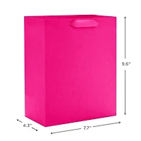 9.6" Solid Hot Pink Medium Gift Bag for only USD 3.49 | Hallmark