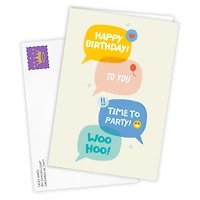 Text Message Bubbles Custom Birthday Card for only USD 4.99 | Hallmark
