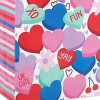 15.5" Candy Hearts Extra-Large Valentine's Day Gift Bag With Tissue Paper for only USD 8.49 | Hallmark