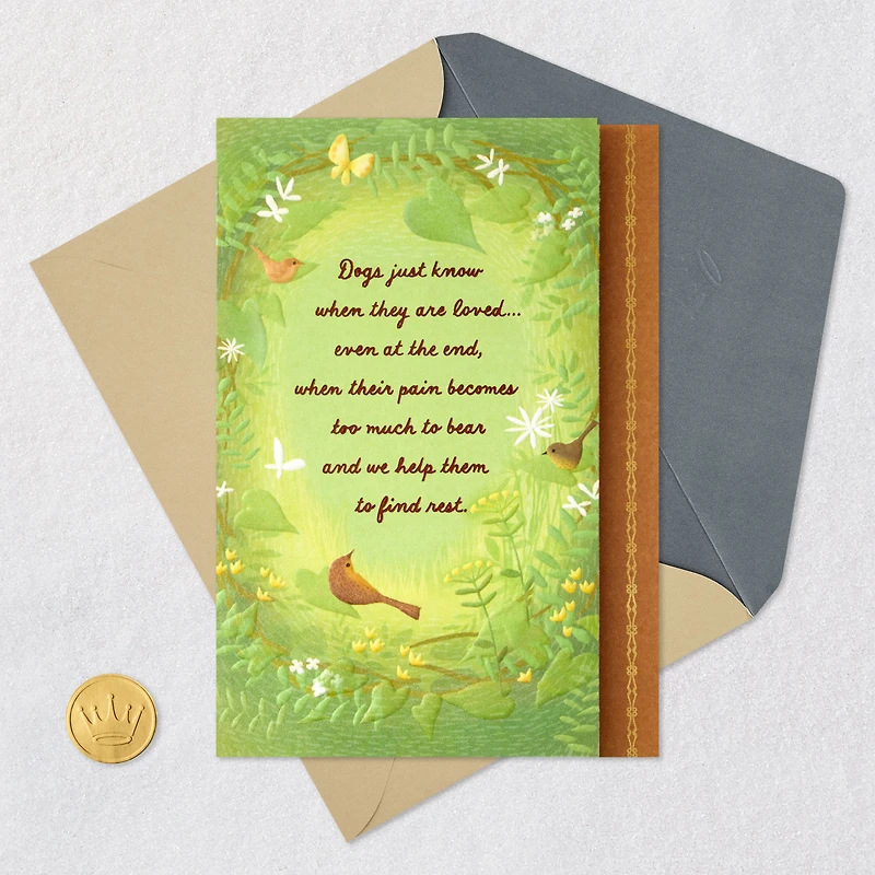 They Know When They're Loved Sympathy Card for Loss of Dog for only USD 4.59 | Hallmark