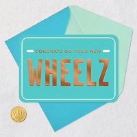 New Wheelz License Plate Congratulations Card for only USD 2.99 | Hallmark