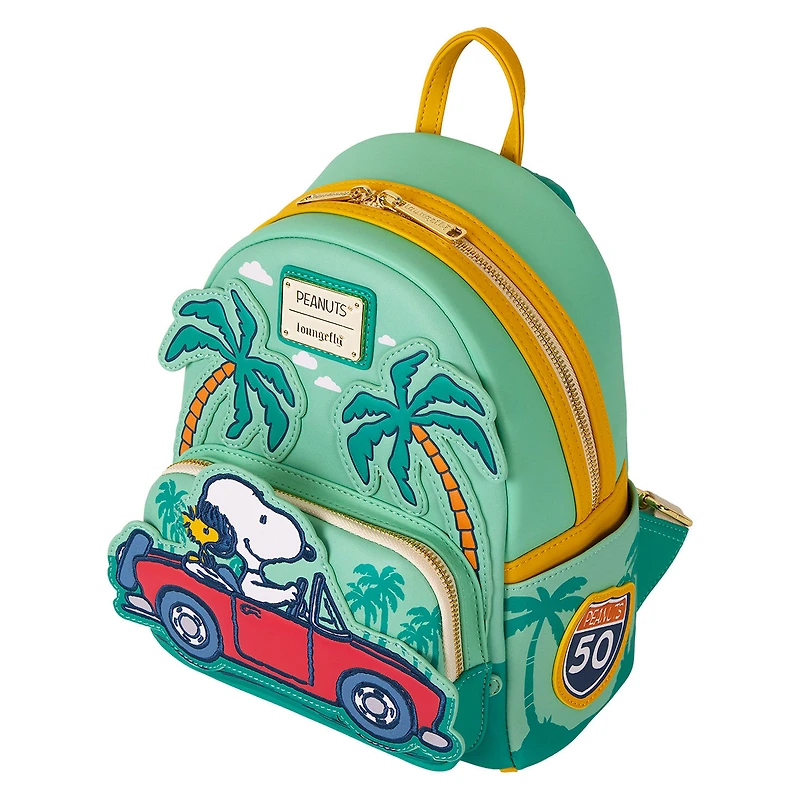 Loungefly Peanuts Snoopy Road Trip Mini Backpack for only USD 80.00 | Hallmark