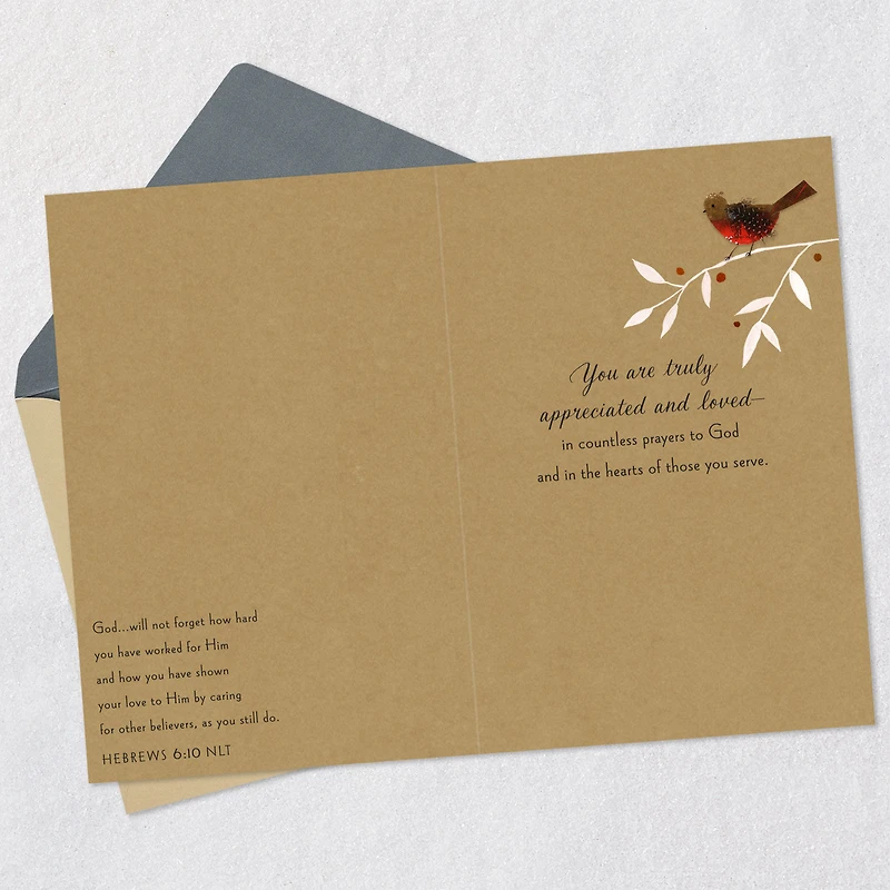Truly Appreciated and Loved Religious Clergy Appreciation Card for Pastor and Family for only USD 2.99 | Hallmark