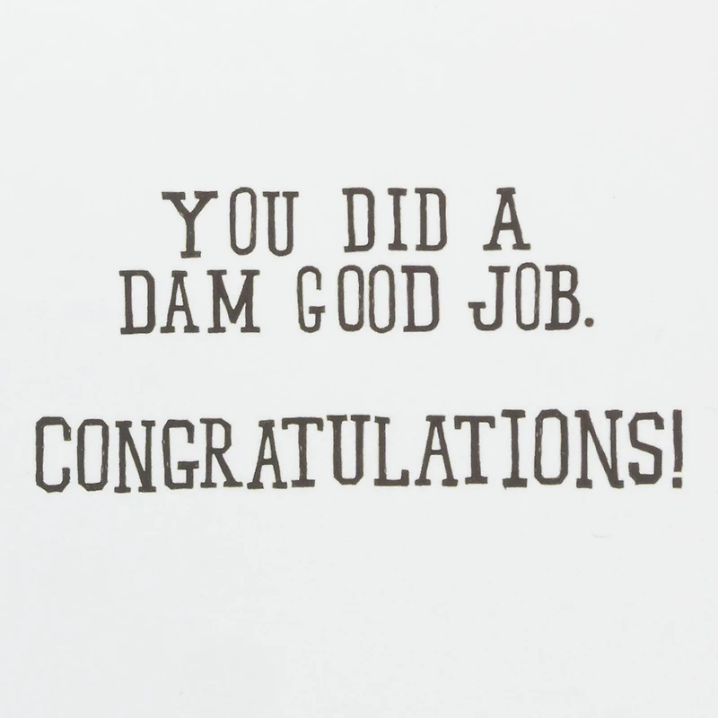 A Dam Good Job Beaver Graduation Card for only USD 4.99 | Hallmark