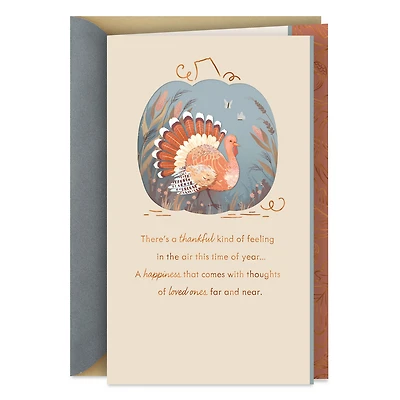 A Thankful Kind of Feeling Thanksgiving Card for only USD 3.99 | Hallmark