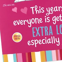 Peanuts® Snoopy and Woodstock Bubble Love Musical Valentine's Day Card With Lights for only USD 8.59 | Hallmark