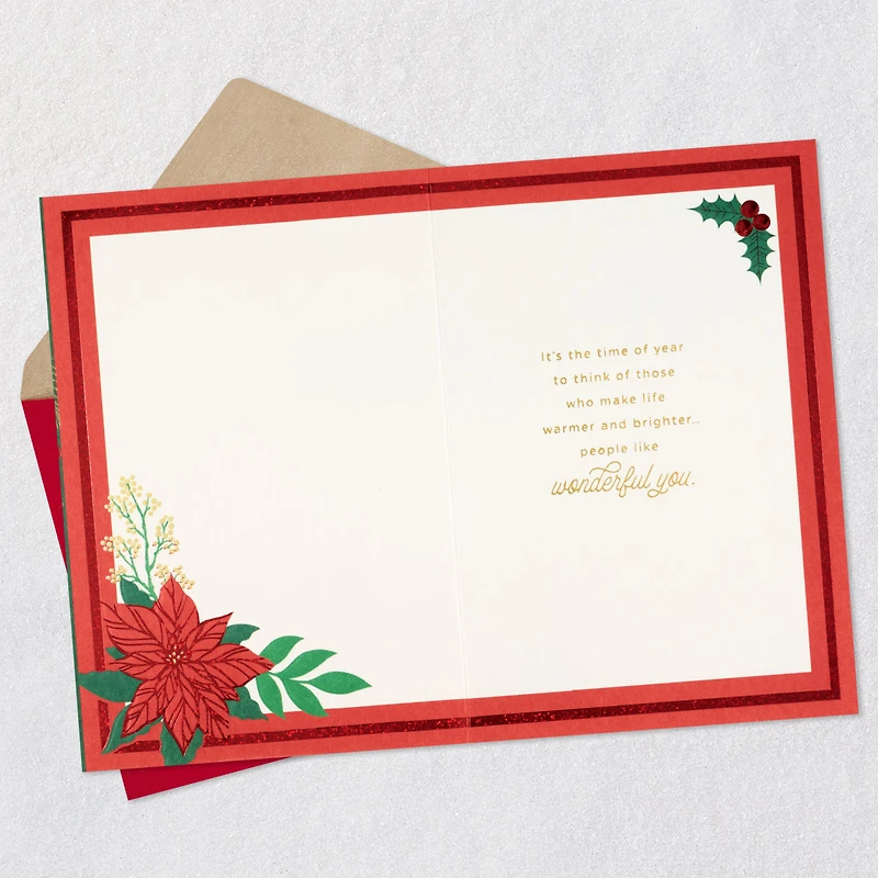 You Make Life Warmer and Brighter Christmas Card for only USD 6.99 | Hallmark