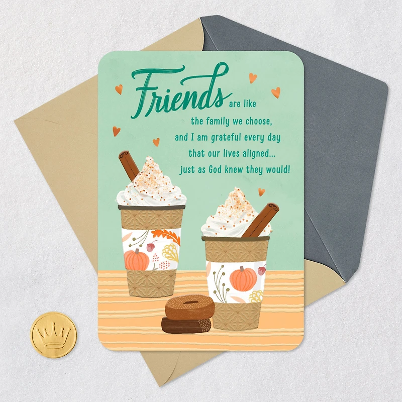 Friends Are Like Family We Choose Religious Thanksgiving Card for only USD 3.99 | Hallmark
