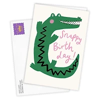 Snappy Crocodile Funny Custom Birthday Card for only USD 4.99 | Hallmark