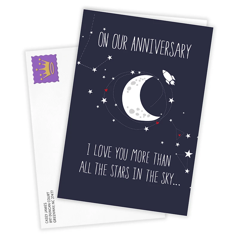 Love You More Than All the Stars Custom Anniversary Card for only USD 4.99 | Hallmark