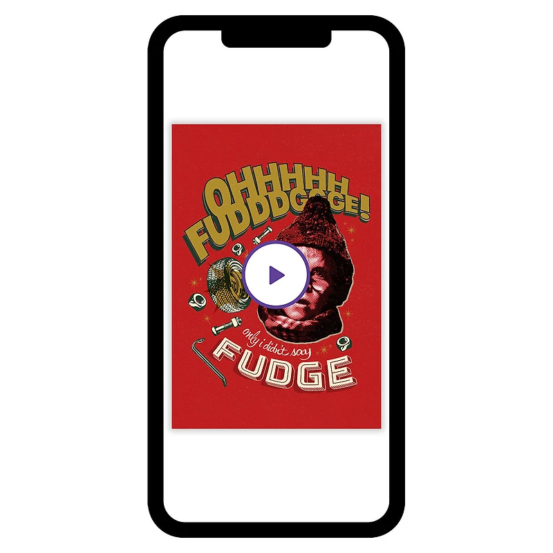 A Christmas Story™ Ohhhhh Fudddggge Custom Christmas Card for only USD 4.99 | Hallmark