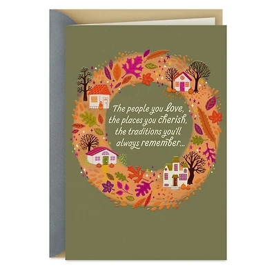 People, Places and Traditions You Love Thanksgiving Card for only USD 2.99 | Hallmark