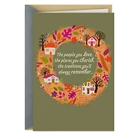 People, Places and Traditions You Love Thanksgiving Card for only USD 2.99 | Hallmark