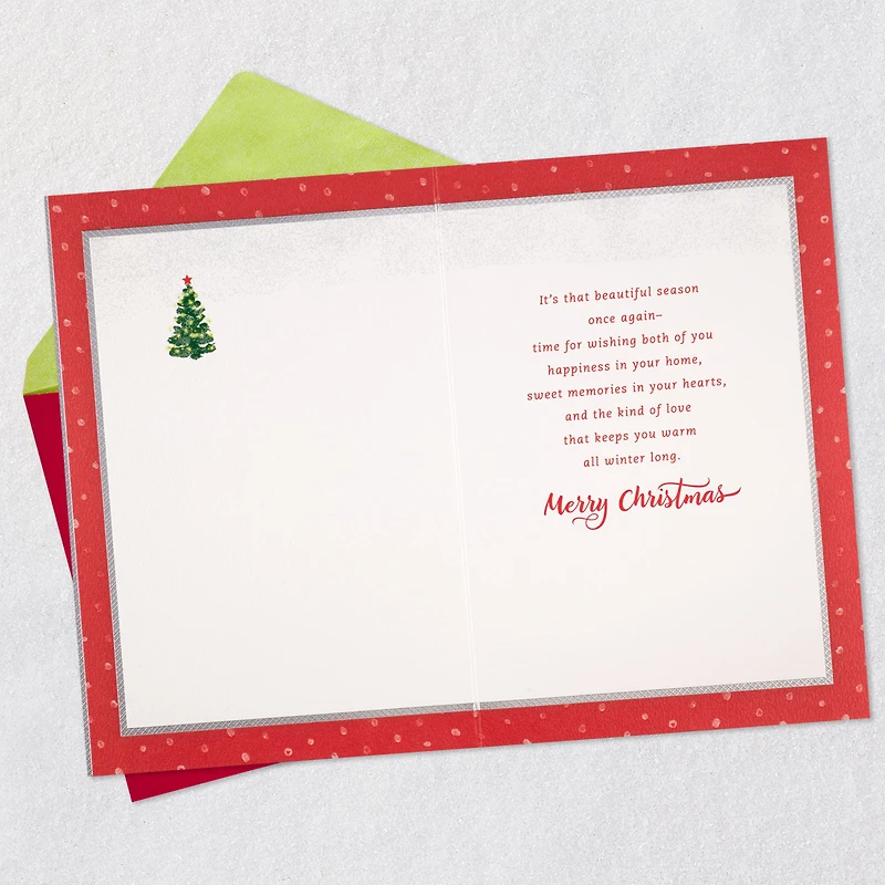 Wishing You Happiness and Sweet Memories Christmas Card for Son and Daughter-in-Law for only USD 5.99 | Hallmark