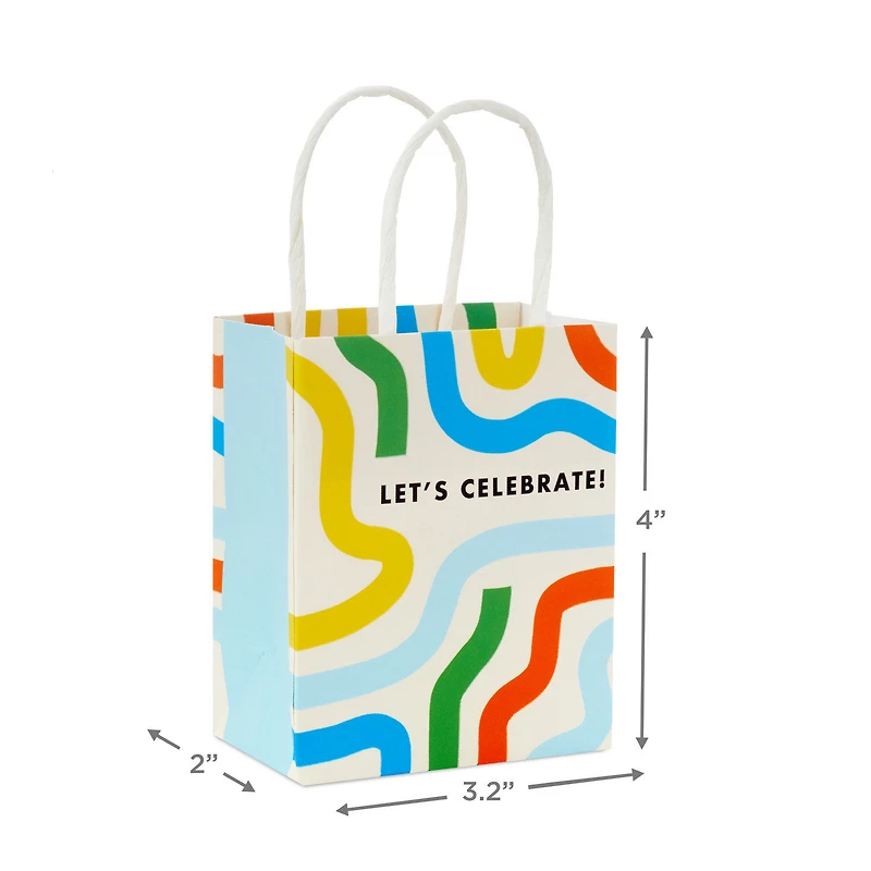 4" Retro Birthday 3-Pack Gift Card Holder Mini Bags for only USD 4.99 | Hallmark