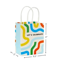 4" Retro Birthday 3-Pack Gift Card Holder Mini Bags for only USD 4.99 | Hallmark